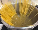 アサリと春菊のパスタ作り方2写真