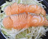 タジン鍋☆鮭の野菜ちゃんちゃん焼き風作り方2写真