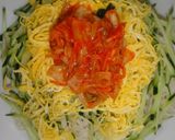 夏のまぜそば韓国風豆乳入りキムチそうめん作り方12写真