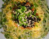 夏のまぜそば韓国風豆乳入りキムチそうめん作り方14写真