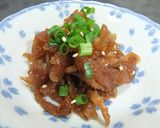 鶏皮のお手軽！生姜醤油煮作り方9写真
