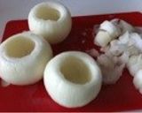 新玉ねぎの肉詰め☆コンソメスープ☆作り方1写真