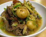 牛すじとドライトマトの煮込み作り方6写真