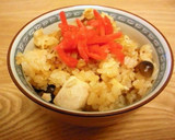 ☆鶏と油揚げの炊き込みご飯☆作り方4写真