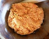 キムチツナのピリ辛ごはんお焼き作り方2写真