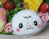 キャラ弁☆ハピハピっち（たまごっち）作り方5写真