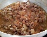 玉ねぎたっぷり肉みそあんの冷やしうどん作り方4写真