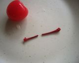 さくらんぼの缶詰でプチりんご♪作り方2写真