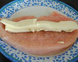 レンジで！チキンのチーズハムロールグリル作り方1写真