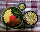 がっつり!肉感あふれるごちそう三色丼作り方5写真