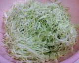 キャベツの人参ドレッシングサラダ作り方1写真