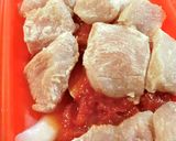 ルクエでごきげん＊チキントマト煮作り方1写真
