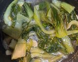 青梗菜とクリーブオイルの蒸し煮作り方1写真