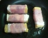 厚揚げの豚肉巻き照り焼き作り方5写真