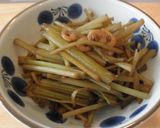 ふきの葉の干しエビ中華風ピリ辛味噌煮作り方5写真