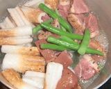 冷たいけどいける♪いんげんと竹輪鴨肉煮作り方2写真
