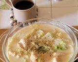 鶏むね肉と白菜の簡単レンチン旨々シチュー作り方6写真