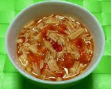 ✿トマト入り甘酢なめ茸と枝豆のマリネ✿作り方8写真