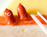 ウインナーたこさん　キャラ弁キャラおかず作り方3写真