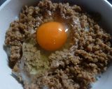また食べたくなる！「鶏そぼろで月見丼」作り方2写真