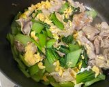 簡単時短！ミニ青梗菜と豚バラの炒め物作り方8写真