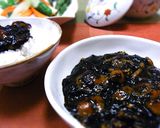 海苔となめこの醤油煮作り方5写真