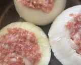 トロ〜新玉ねぎひき肉と丸ごとコンソメ煮😋作り方5写真