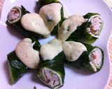 蒸し鶏のさっぱりロールレタス　作り方10写真