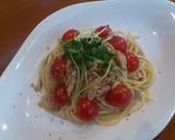 ツナとトマトの冷製パスタ作り方4写真