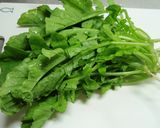 ➏　大根菜と天ぷらのさっと煮　➏作り方1写真