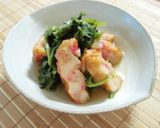 ➏　大根菜と天ぷらのさっと煮　➏作り方8写真