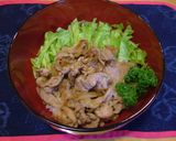 シャキッ☆レタスの豚丼作り方5写真