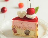* チェリー＆ピスタチオのムースケーキ♪作り方26写真