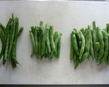 いんげんの　小鉢と　おひたし作り方2写真