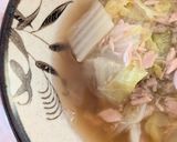 簡単★白菜とツナの鶏ガラスープ作り方2写真