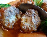 チーズ入りミートボールのトマトソース煮作り方13写真