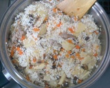 中華おこわ風♪もち米炊き込みご飯作り方2写真