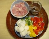 鶏肉も味噌炒め♪作り方1写真