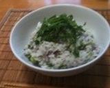 大葉、ねぎの消費に しそネギごはん作り方3写真