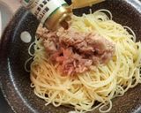 ツナとしょうゆのパスタ作り方4写真