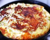 もやしお好み焼き みそソース添え作り方5写真