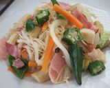 高野豆腐入り☆そうめんチャンプルー作り方5写真