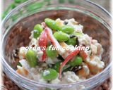 ✿お豆腐サラダのオープンサンド✿作り方5写真