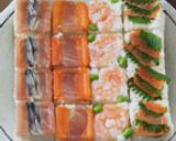 ケーキ型でキュービック押し寿司作り方21写真
