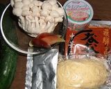 しめじ入りの冷たいラーメン、いいお味作り方1写真