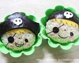 キャラ弁☆海賊キッズおにぎり♪作り方11写真