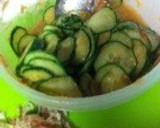 きゅうりとみょうがのゴマみそ和え作り方1写真