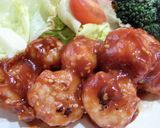 はんぺん＆エビ団子のトマトソース味作り方7写真
