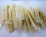 ♫ 細筍のピリ辛味噌炒め ♫作り方1写真