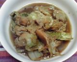 簡単 おふくろの味 鶏白菜作り方6写真